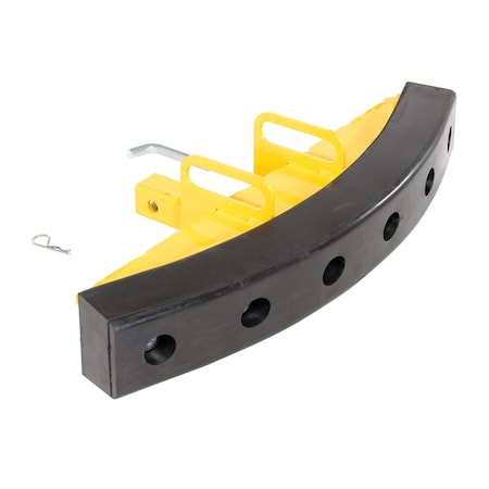 Vestil RUBBER PUSH BUMPER ATTACH TO 2" RECEIVER RPB-2